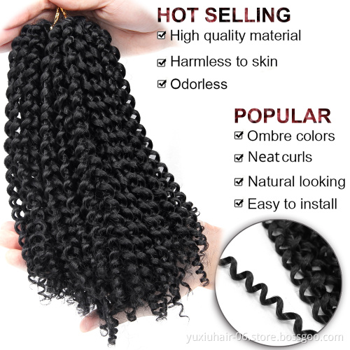 Synthetic Crochet Hair Jerry curly Hair Kinky Twist Braiding hair with Ombre Crochet Braid
